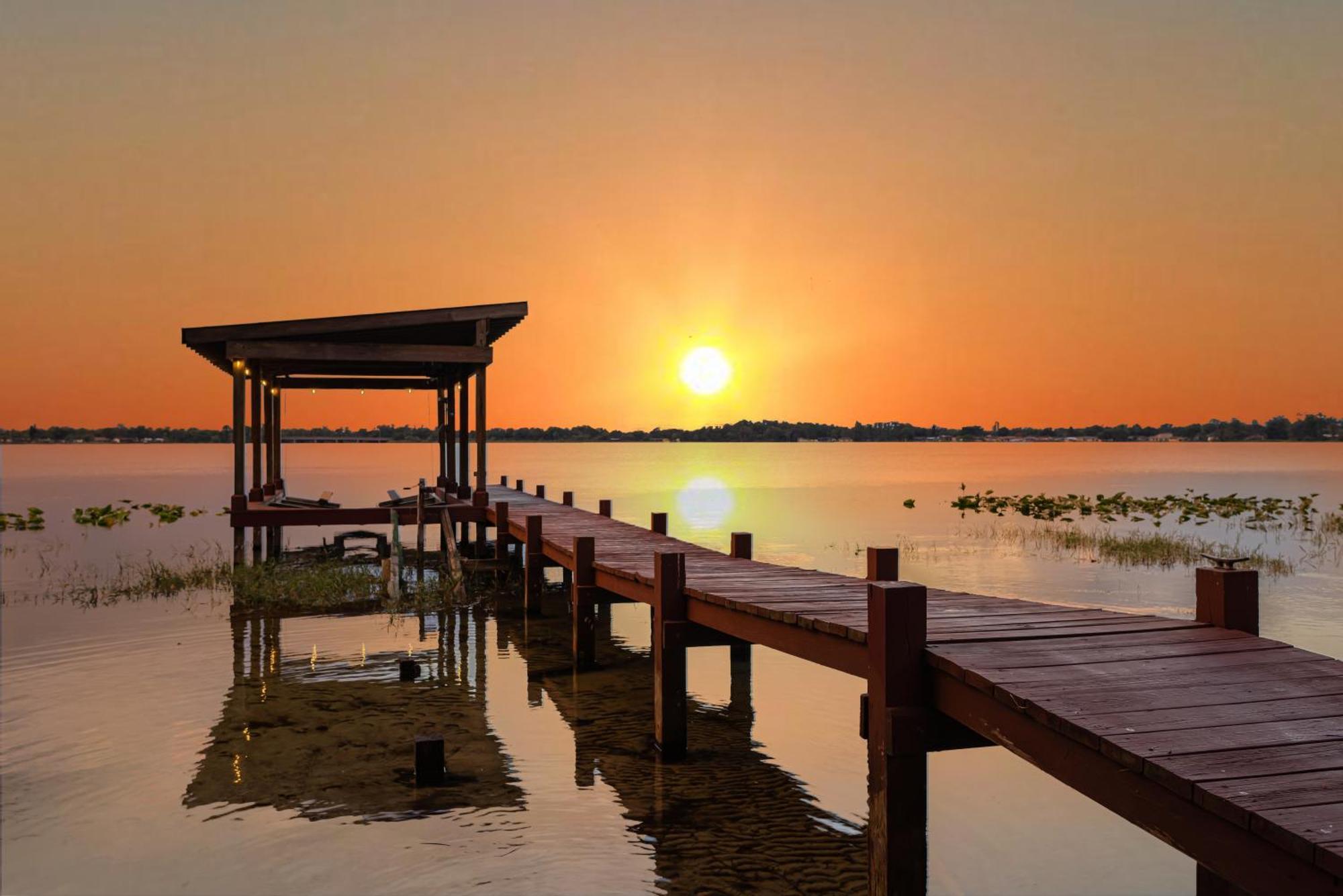 Spacious Lakefront House With Pool, Hottub, & Boating Orlando Eksteriør bilde